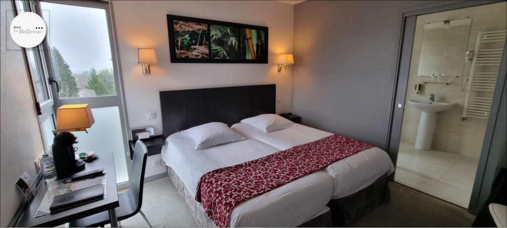 Hotel Bellevue Hotel A Guer Chambre Twin